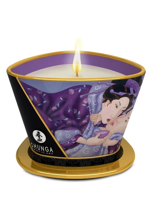 Glow and caresses massage candle - Shunga