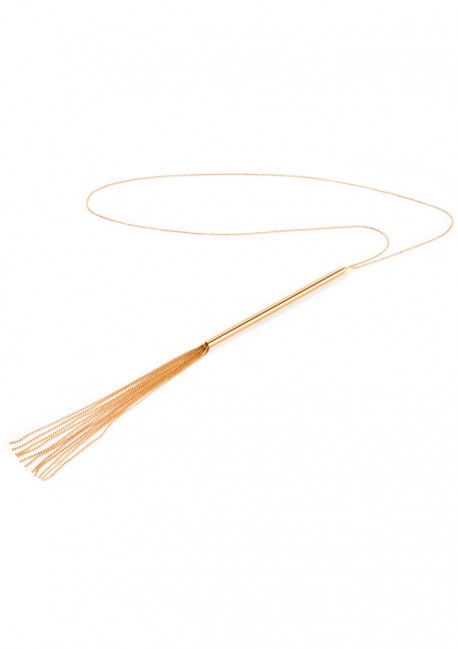 Metallic necklace whip Magnifique - Bijoux Indiscrets